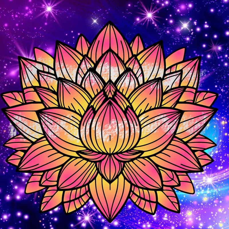 lotus flower mandala