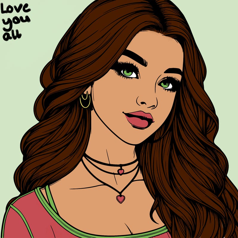 detailed realistic girl