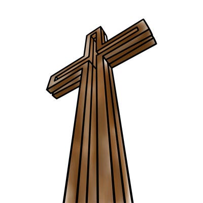 a realistic cross