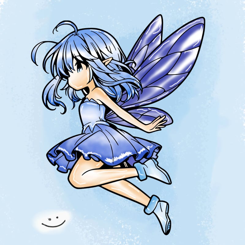 manga fairy flying