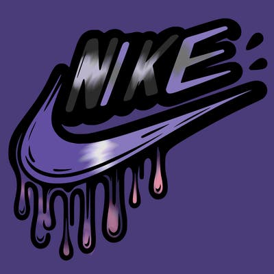 nike swoosh drippy