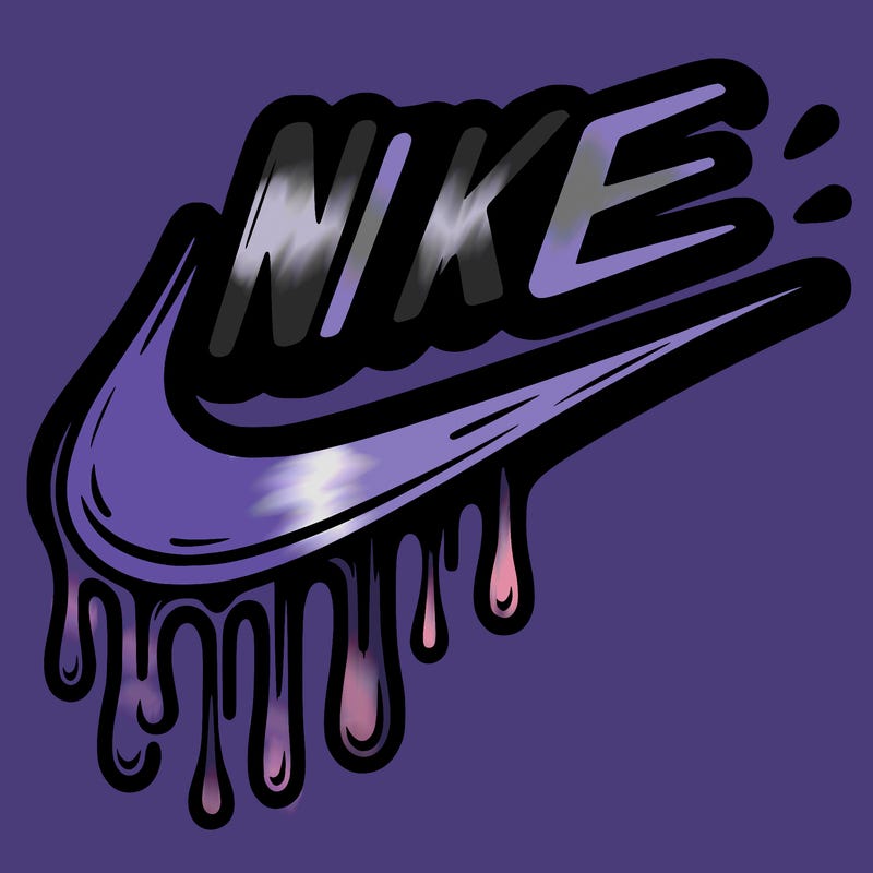nike swoosh drippy