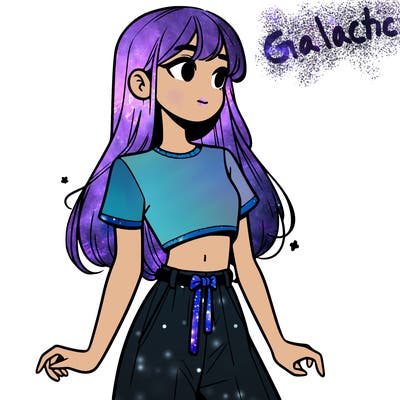 girl in a cute crop top