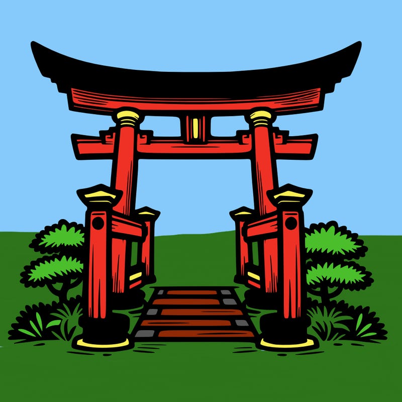 japanese torii gates