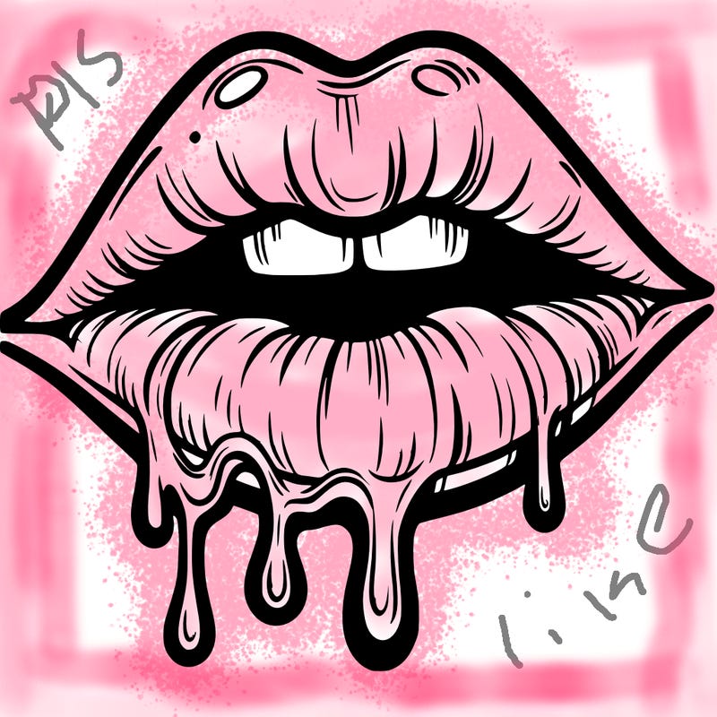 lips that look realistic and drip