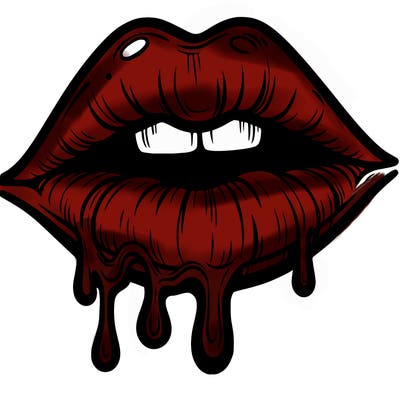 lips that look realistic and drip