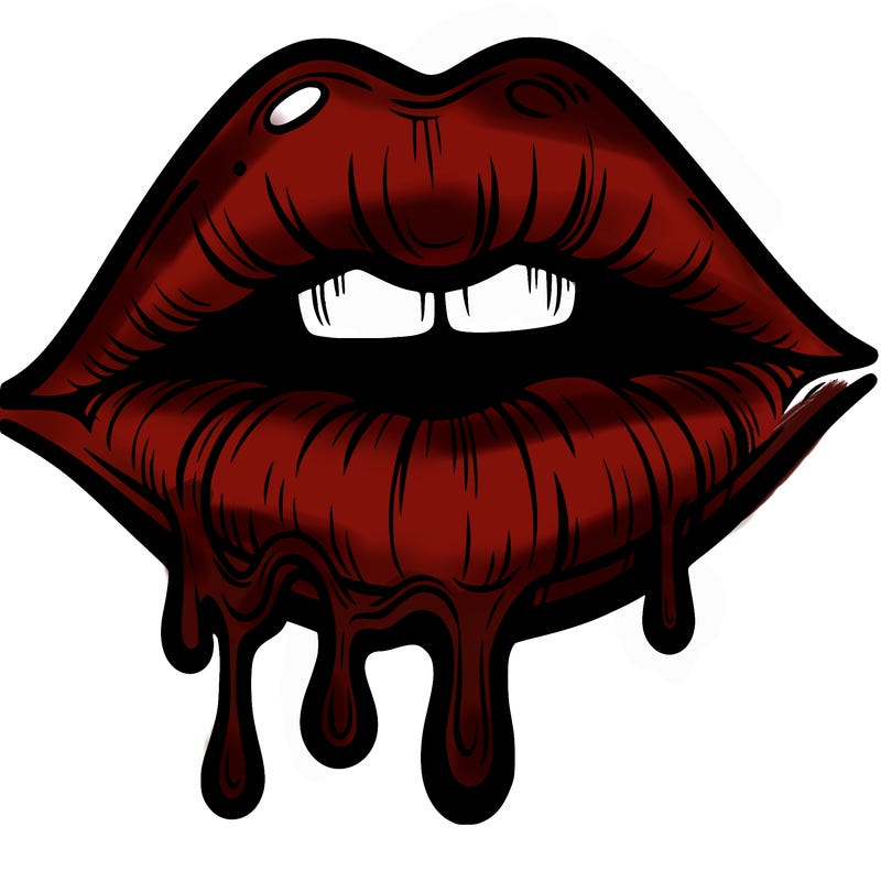 lips that look realistic and drip