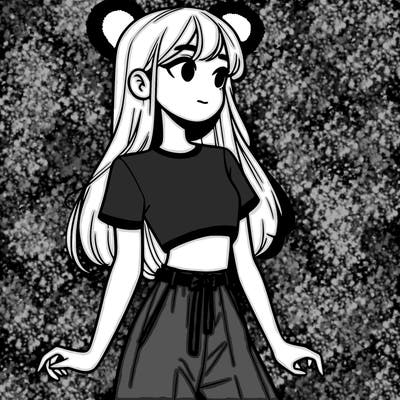 girl in a cute crop top