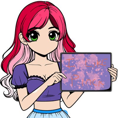 realistic pretty girl holding blank sign