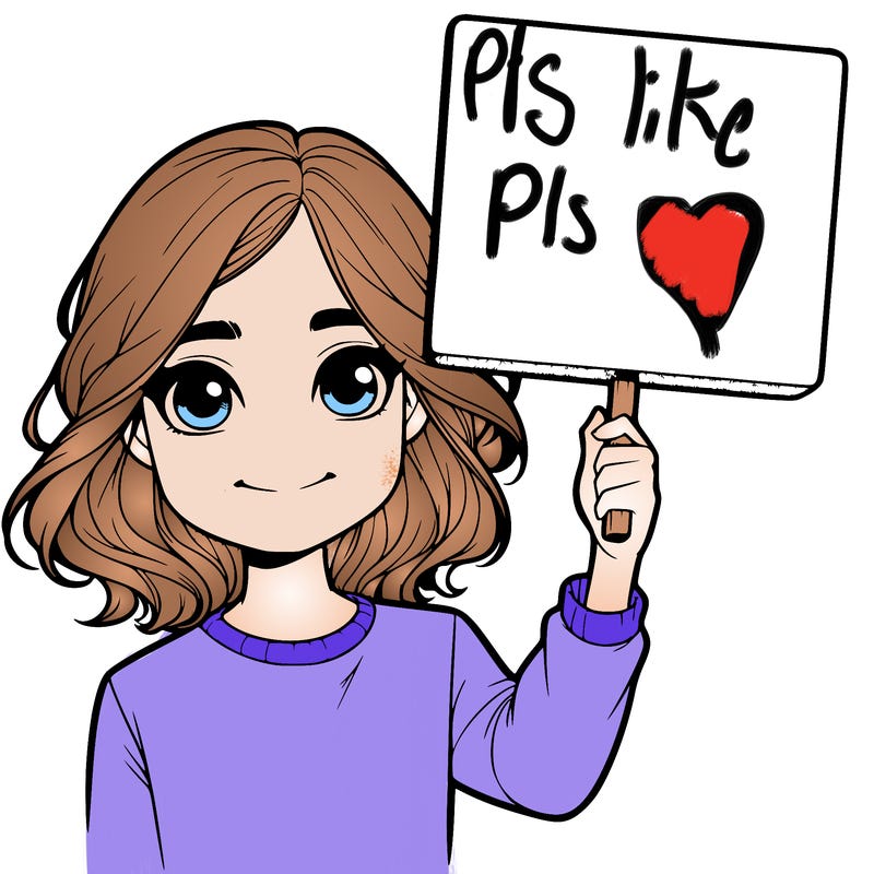 realistic girl holding up a sign