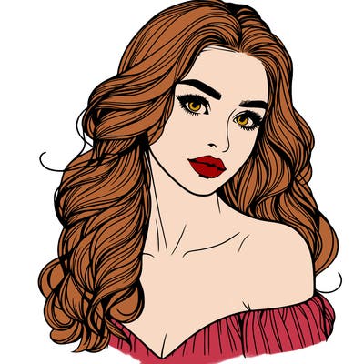 beautiful realistic girl