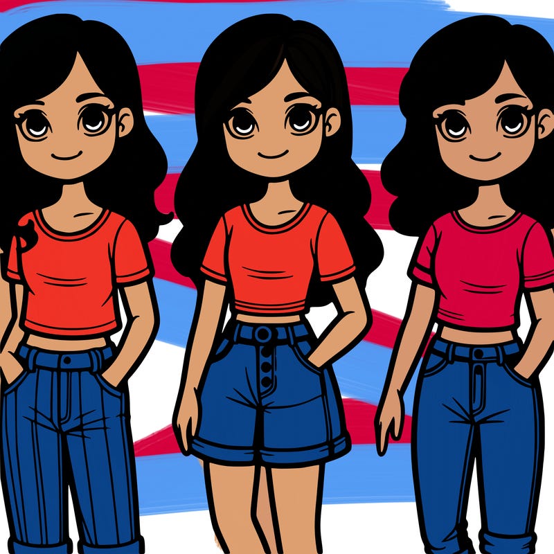 2 girls with t shirts and jeans