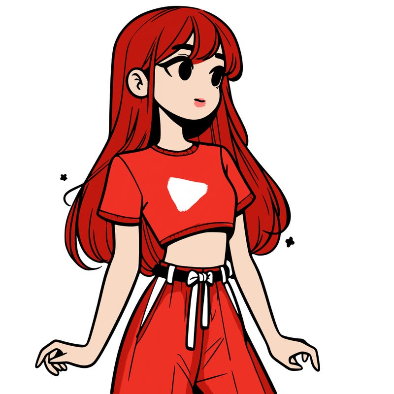 girl in a cute crop top