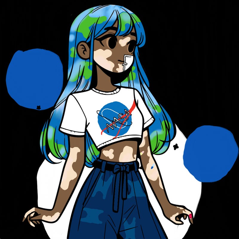 girl in a cute crop top