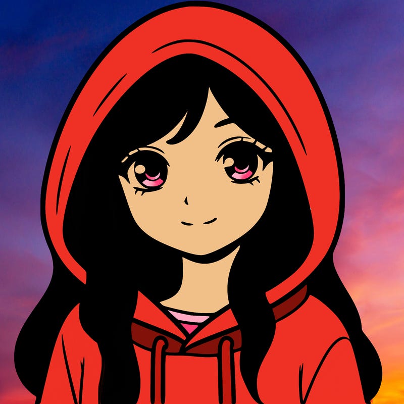 girl in hoodie