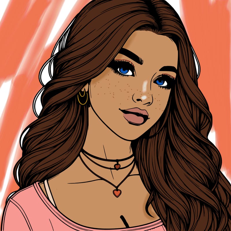 detailed realistic girl