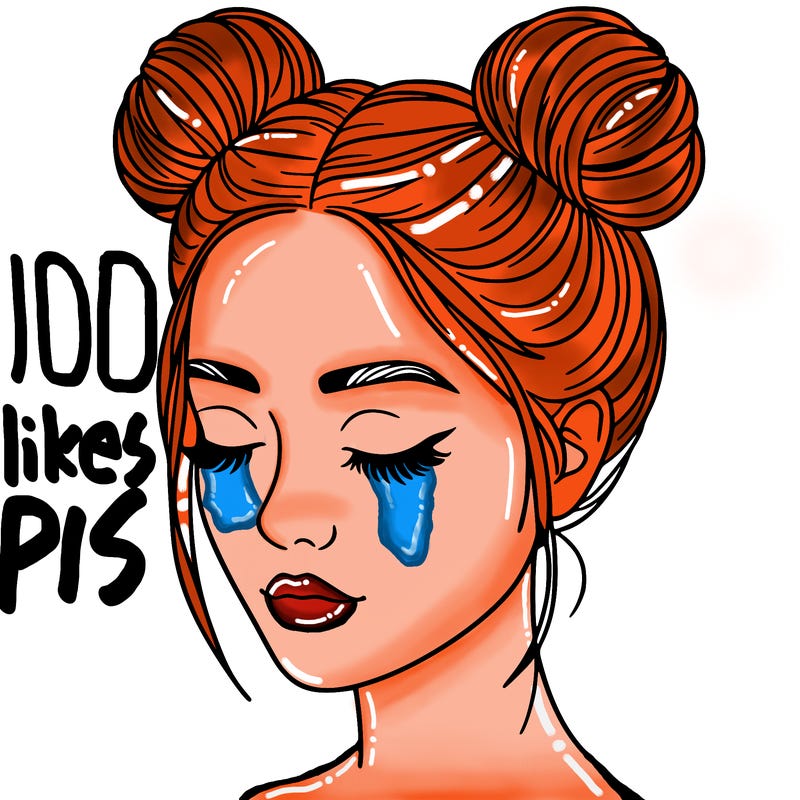 woman with hair buns