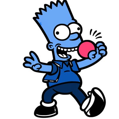 bart popping gum