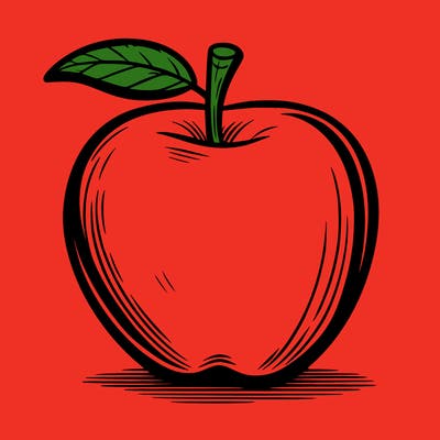 a apple