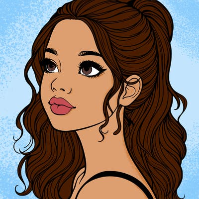 beautiful realistic girl