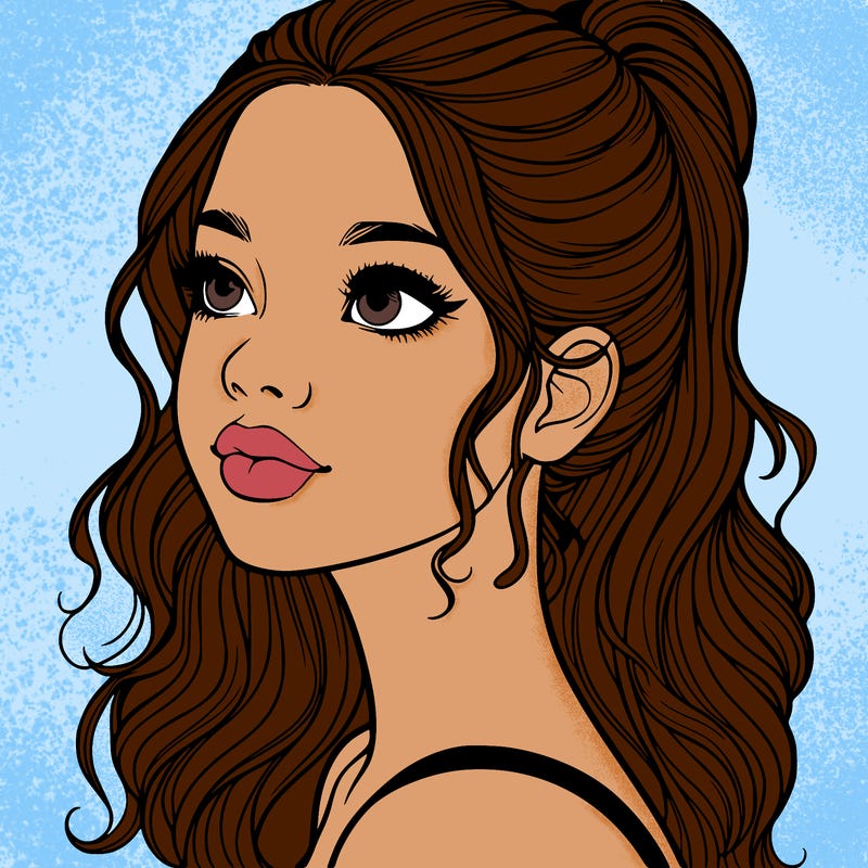 beautiful realistic girl