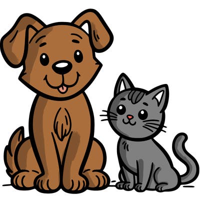 dog and cat
