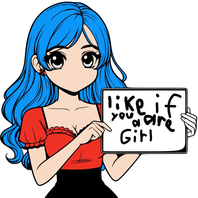 realistic pretty girl holding blank sign