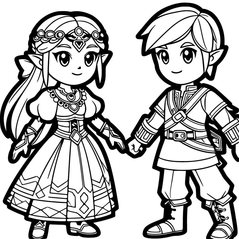 zelda and link