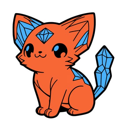 crystal kitten