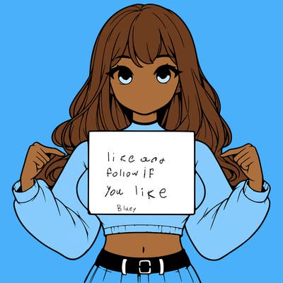 girl holding a blank sign in a long sleeve crop top