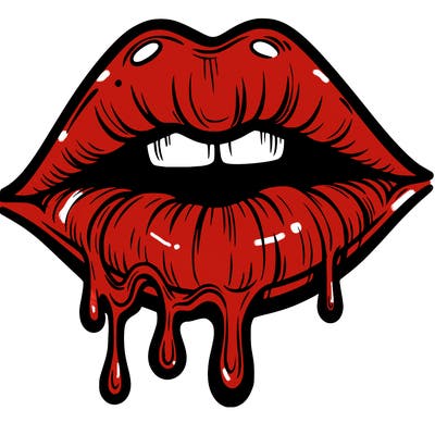 lips that look realistic and drip