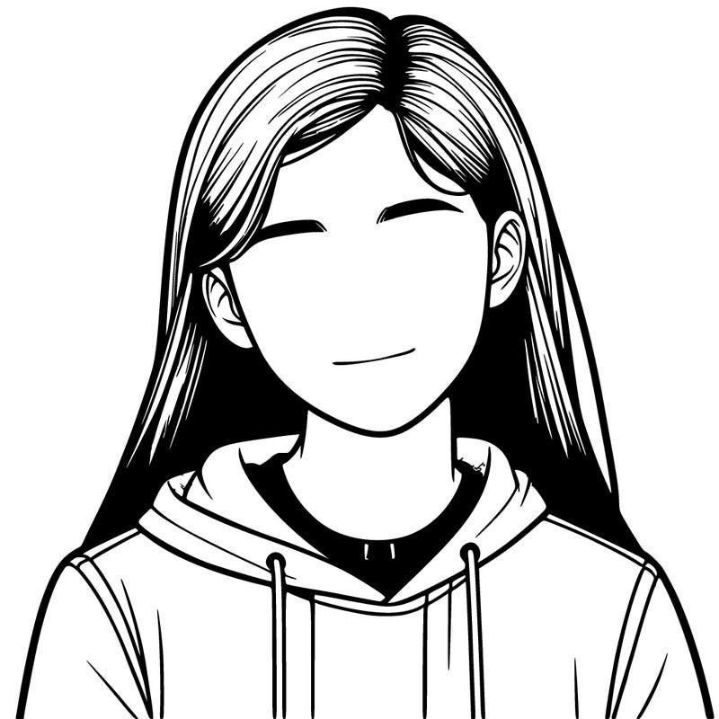 realistic teenager girl faceless