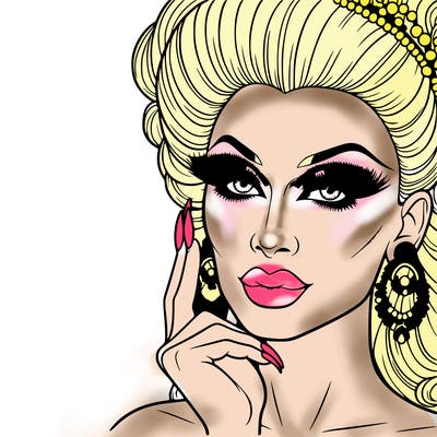 realistic drag queen