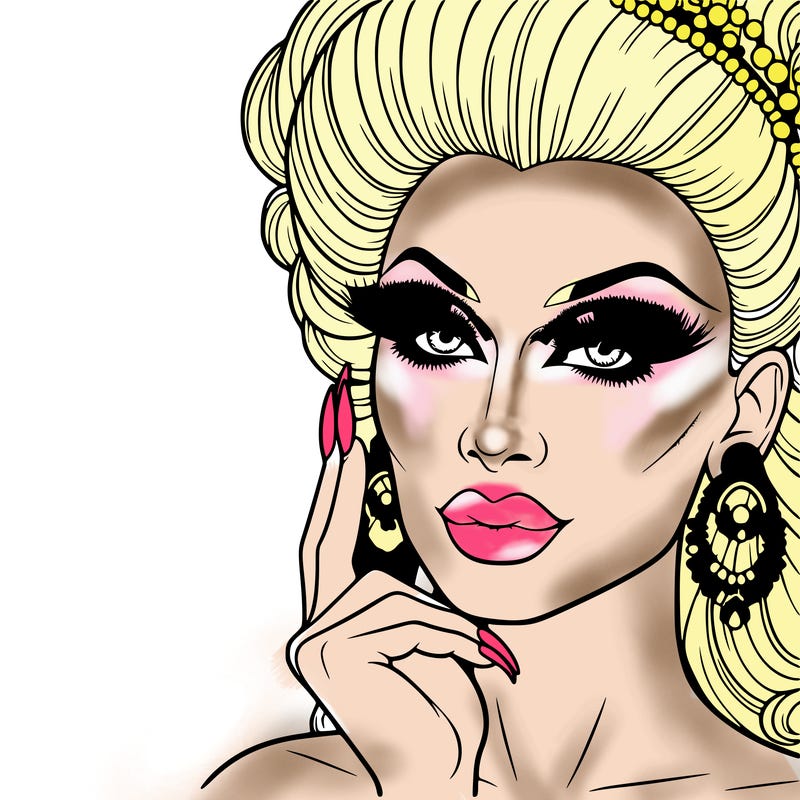 realistic drag queen