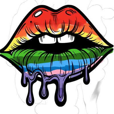 lips that look realistic and drip