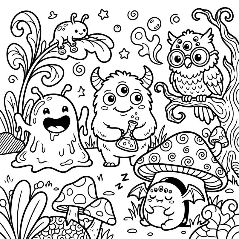 Delight in this charming Kawaii monster bookmark coloring page, bursting with adorable creatures ready for your creative touch. It's the perfect way to bring a smile to your face and a splash of color to your favorite books!