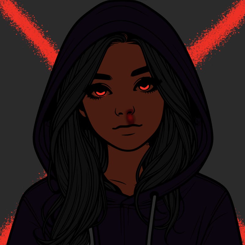 realistic girl with a hoodie