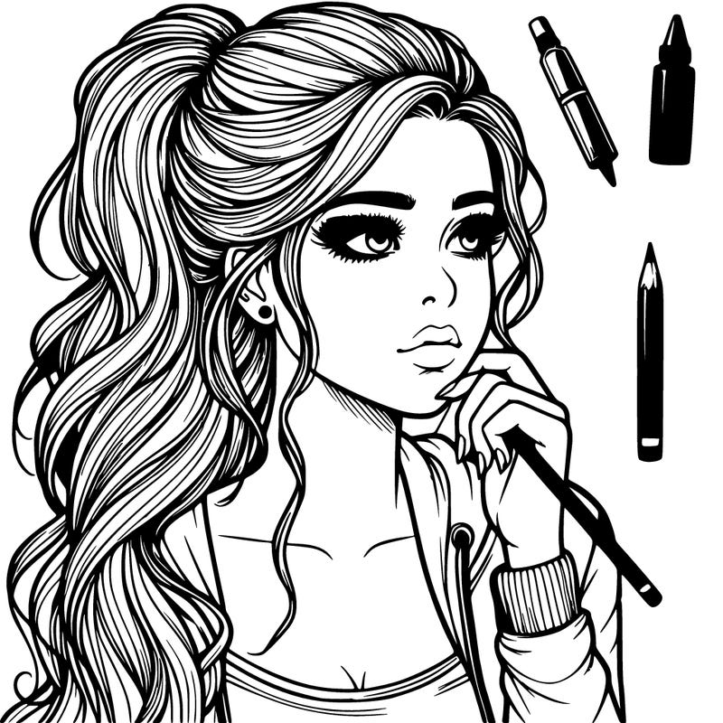 realistic teenage pretty