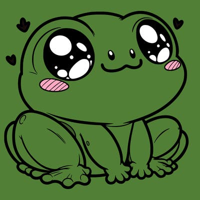 cute frog person realistic