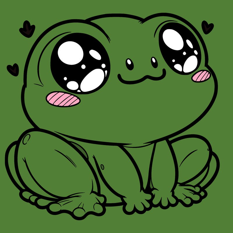 cute frog person realistic