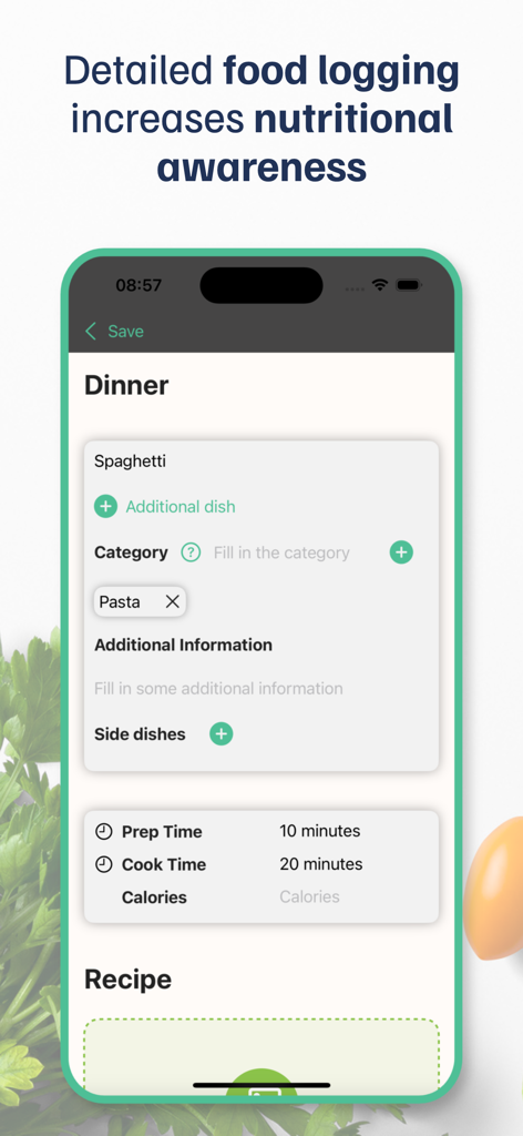 Food Journal Daily - Health & Fitness App | MWM