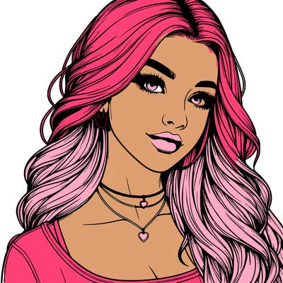 detailed realistic girl