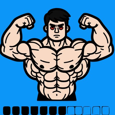 i really really really really really buff man