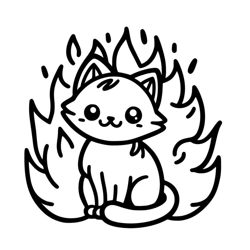 fire cat