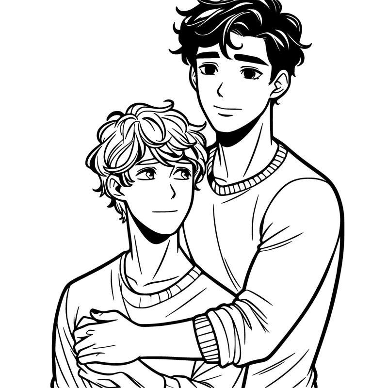 charlie spring cuddling nick nelson from heartstopper