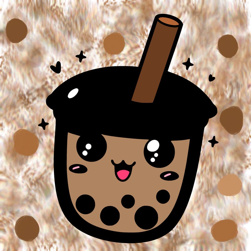 asthetic boba tea