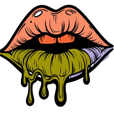 lips that look realistic and drip