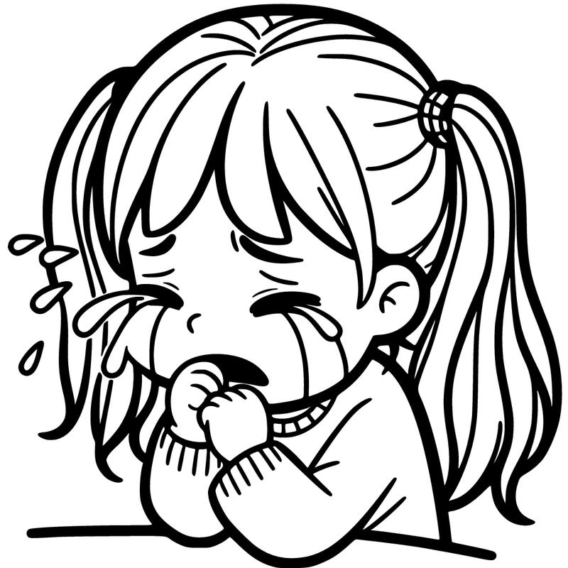 girl crying