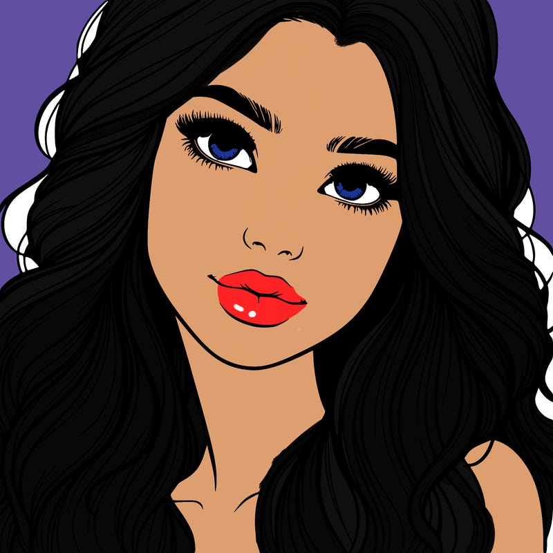 beautiful realistic girl