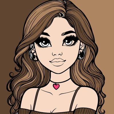 realistic pretty girl